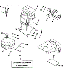Engine parts for Craftsman Front-Engine Lawn Tractor 25992 from AppliancePartsPros.com