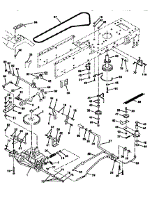 Drive parts for Craftsman Front-Engine Lawn Tractor 25995 from AppliancePartsPros.com
