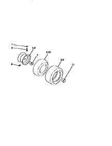 Wheels And Tires parts for Craftsman Front-Engine Lawn Tractor 25995 from AppliancePartsPros.com
