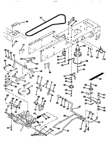 Drive parts for Craftsman Front-Engine Lawn Tractor 25996 from AppliancePartsPros.com
