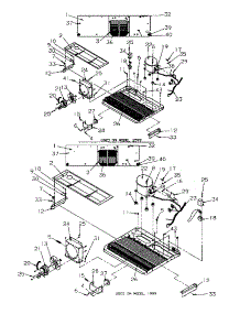 Machine Compartment parts for Amana Side-By-Side Refrigerator 2599A-P1190419WL from AppliancePartsPros.com
