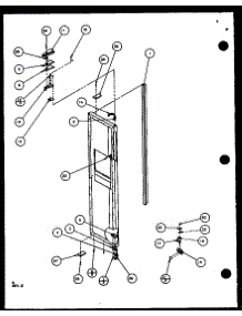 Freezer Door (1999Ciw / P1100402w) (1999Ciw / P1115102w) parts for Imperial Side-By-Side Refrigerator 2599CIW/P1100401W from AppliancePartsPros.com