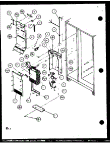Freezer Evaporator And Air Handling (1999Ciw / P1100402w) (1999Ciw / P1115102w) parts for Imperial Side-By-Side Refrigerator 2599CIW/P1100401W from AppliancePartsPros.com