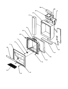 Ice And Water Cavity parts for Amana Side-By-Side Refrigerator 2599CIWEA-P1170601WL from AppliancePartsPros.com