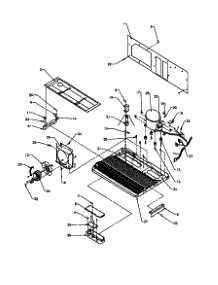 Machine Compartment parts for Amana Side-By-Side Refrigerator 2599CIWEA-P1170601WL from AppliancePartsPros.com