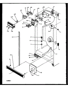 Refrigerator / Freezer Controls And Cabinet Parts parts for Amana Side-By-Side Refrigerator 2599CIWEL-P1170601WL from AppliancePartsPros.com