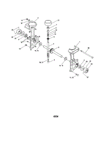 Transmission Case parts for Troy-Bilt Front-Tine Tiller 25A-128T063 from AppliancePartsPros.com
