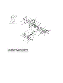 Spindle Assembly parts for Mtd Edger 25A-520A700 from AppliancePartsPros.com