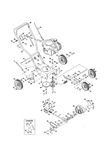 Edger parts for Mtd Edger 25B-554J799 from AppliancePartsPros.com