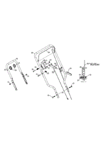 Handle Assembly parts for Mtd Edger 25B-55S793 from AppliancePartsPros.com