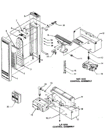 Replacement Parts parts for Williams Wall Heater 25GV-3T NAT from AppliancePartsPros.com