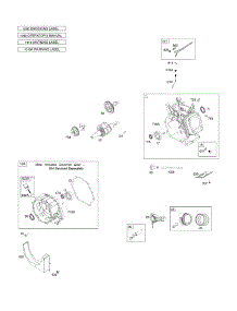 Camshaft / Cylinder / Crankcase Cover parts for Briggs & Stratton Lawn & Garden Engine 25P132-0006-G1 from AppliancePartsPros.com