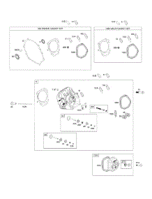 Cylinder Head / Gasket Sets parts for Briggs & Stratton Lawn & Garden Engine 25P132-0006-G1 from AppliancePartsPros.com