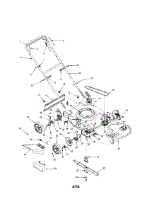 Deck / Handle / Weel parts for Mtd Gas Walk-Behind Mower 260 THRU 269 from AppliancePartsPros.com