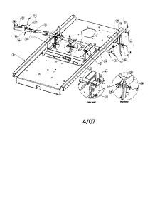 Frame Pan / Lift Support Plate parts for Swisher Rear-Engine Riding Mower 26069 from AppliancePartsPros.com