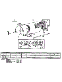 Starting Motor Assembly parts for Briggs & Stratton Lawn & Garden Engine 260700 TO 260799 (0010 - 0010) from AppliancePartsPros.com