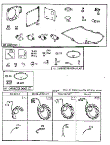 Gasket Set And Stator Assembly parts for Briggs & Stratton Lawn & Garden Engine 261700 TO 261799 (0010 - 0015) from AppliancePartsPros.com