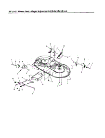 Height Adjustment / Roller Bar parts for Snapper Front-Engine Lawn Tractor 2690443 from AppliancePartsPros.com