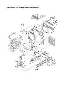 Engine Diagram 2 - 27 Hp parts for Snapper Front-Engine Lawn Tractor 2690626 from AppliancePartsPros.com
