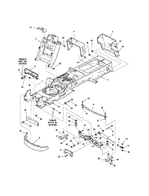Frame-Power Steering parts for Snapper Front-Engine Lawn Tractor 2690630 from AppliancePartsPros.com