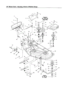 Housing / Arbors / Blades parts for Snapper Front-Engine Lawn Tractor 2690630 from AppliancePartsPros.com
