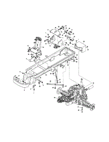 Frame / Transmission parts for Snapper Front-Engine Lawn Tractor 2690667 from AppliancePartsPros.com