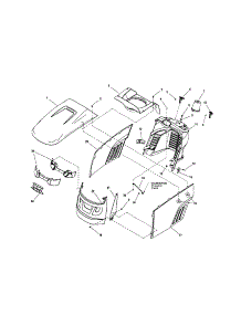 Hood / Grille / Dash parts for Snapper Front-Engine Lawn Tractor 2690685 from AppliancePartsPros.com