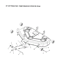 Height Adjustment / Roller Bar parts for Snapper Front-Engine Lawn Tractor 2690714 from AppliancePartsPros.com