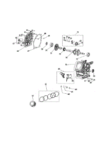 Crankcase parts for Mtd Lawn & Garden Engine 270-WU from AppliancePartsPros.com