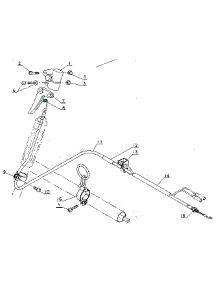 Throttle Lever Assembly parts for Craftsman Line Trimmer 271281611 from AppliancePartsPros.com