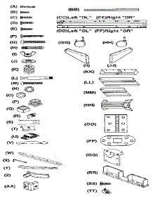 Parts parts for Kenmore Sewing Machine 27298181.80 from AppliancePartsPros.com