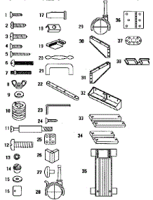 List parts for Kenmore Sewing Machine 27298182.490 from AppliancePartsPros.com