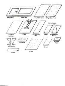 Wood parts for Kenmore Sewing Machine 272.98301490 (27298301490, 272 98301490) from AppliancePartsPros.com