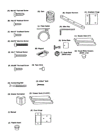 Hardware Accessories parts for Kenmore Sewing Machine 272.98401490 (27298401490, 272 98401490) from AppliancePartsPros.com