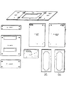 Panels parts for Kenmore Sewing Machine 27298413.83 from AppliancePartsPros.com