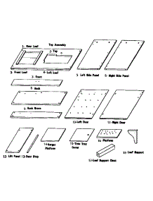Wood parts for Kenmore Sewing Machine 27299192.490 from AppliancePartsPros.com