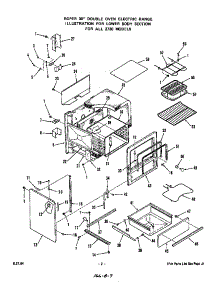 Lower Body parts for Roper Electric Range 2735*0A from AppliancePartsPros.com