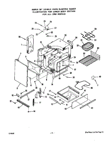Lower Body parts for Roper Electric Range 2763*0A from AppliancePartsPros.com