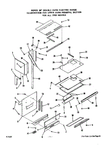 Upper Oven Pedestal parts for Roper Electric Range 2763*0A from AppliancePartsPros.com
