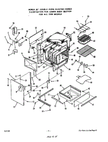 Lower Body parts for Roper Electric Range 2765*0A from AppliancePartsPros.com