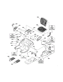 Seat Deck / Fuel Tank-Evap Compliant parts for Snapper Front-Engine Lawn Tractor 280120 from AppliancePartsPros.com
