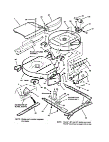Cutting Decks, Deflectors parts for Snapper Rear-Engine Riding Mower 280922B from AppliancePartsPros.com