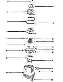 Unit Parts parts for Eureka Wet/Dry Vacuum 2818AX from AppliancePartsPros.com