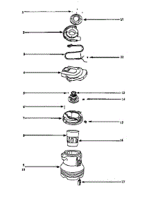 Unit Parts parts for Eureka Wet/Dry Vacuum 2829A from AppliancePartsPros.com