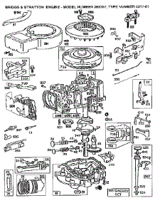 Replacement Parts parts for Briggs & Stratton Lawn & Garden Engine 283707-0217-01 from AppliancePartsPros.com
