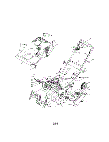 Frame parts for Mtd Gas Snowblower 285 from AppliancePartsPros.com