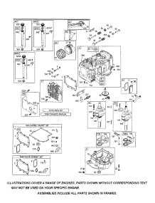 Cylinder / Crankshaft parts for Briggs & Stratton Lawn & Garden Engine 286700 (0102-4529) from AppliancePartsPros.com