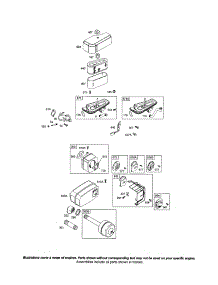 Muffler / Cover-Air Cleaner parts for Briggs & Stratton Lawn & Garden Engine 286700 (0102-4529) from AppliancePartsPros.com