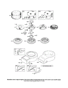 Guard-Rewind / Housing-Blower parts for Briggs & Stratton Lawn & Garden Engine 286700 (0102-4529) from AppliancePartsPros.com