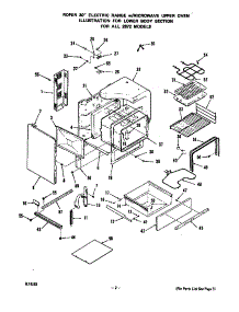 Lower Body parts for Roper Electric Range 2872*0A from AppliancePartsPros.com